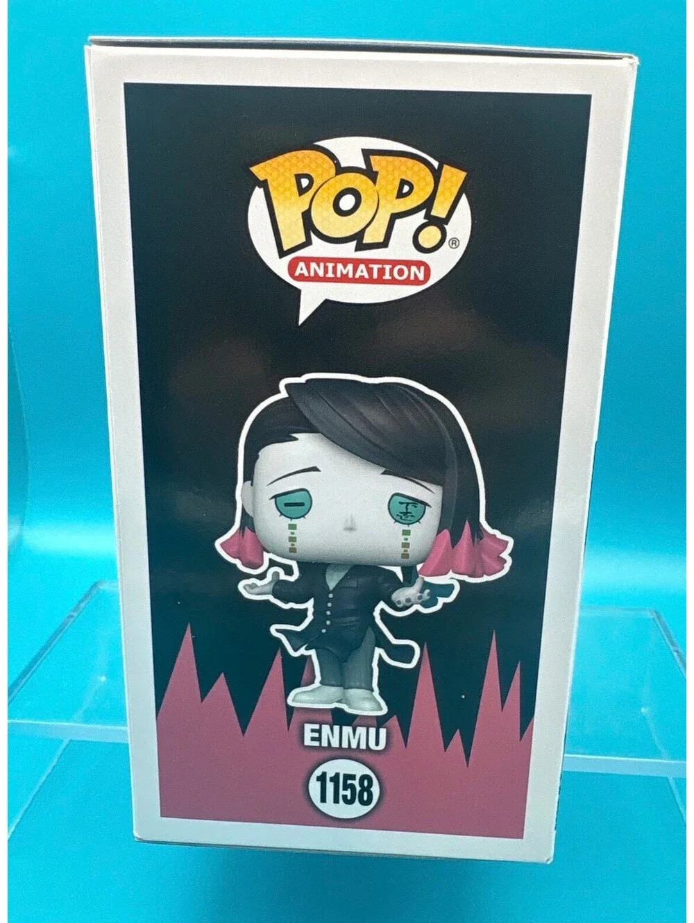Landon McDonald signed Enmu Demon Slayer Con Sticker Funko pop 1158 with MAS COA